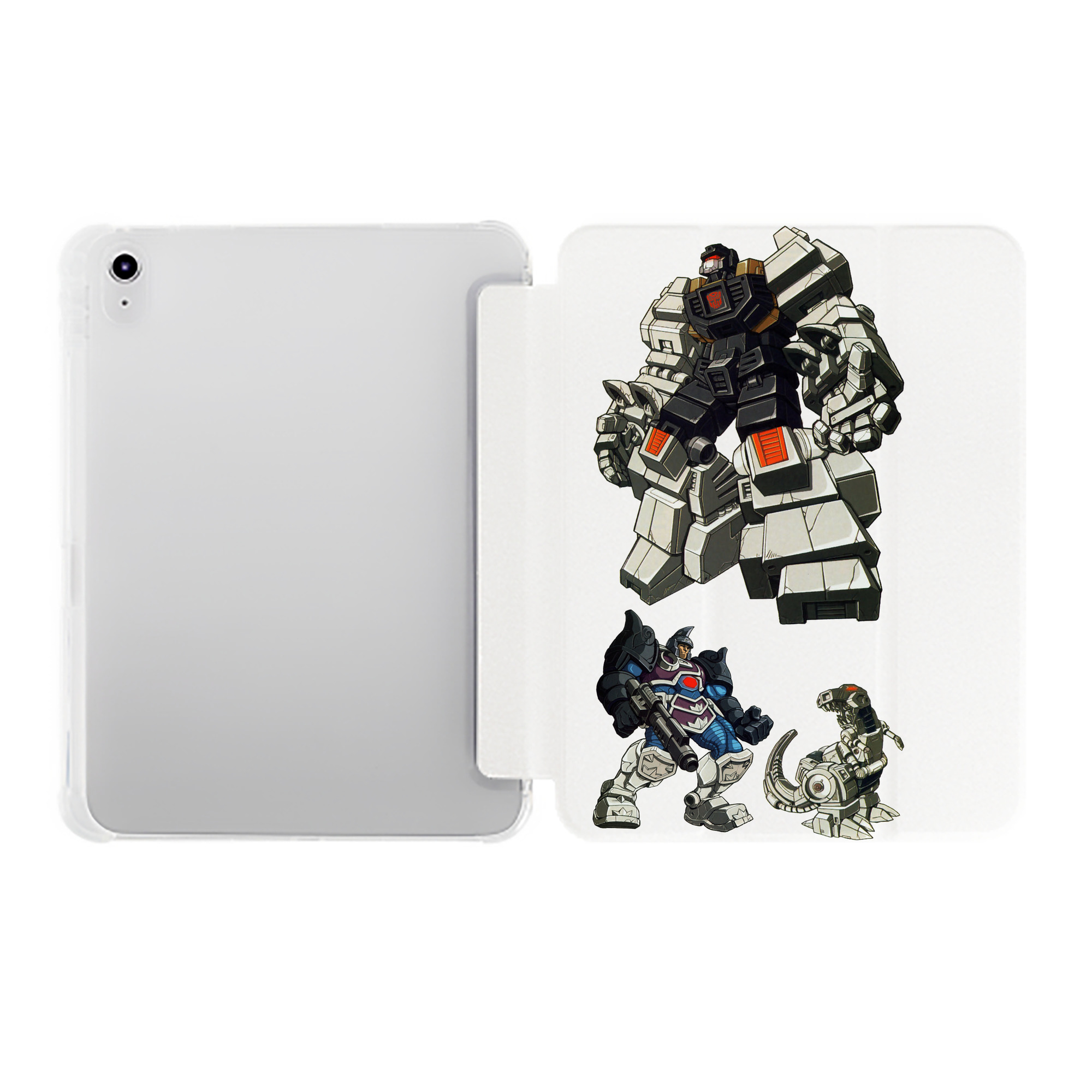 （画像用）  IPad ケース ペン収納付き 三つ折りスタンド PUレザー×シリコン 対応機種9.5/10.5/10.9インチ